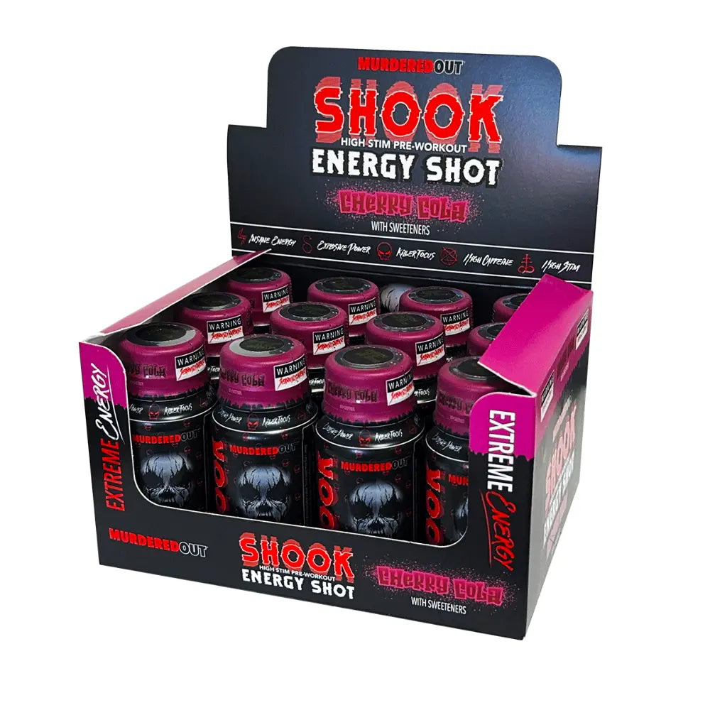 Murdered Out Shook Energy Shots 12 x 60ml