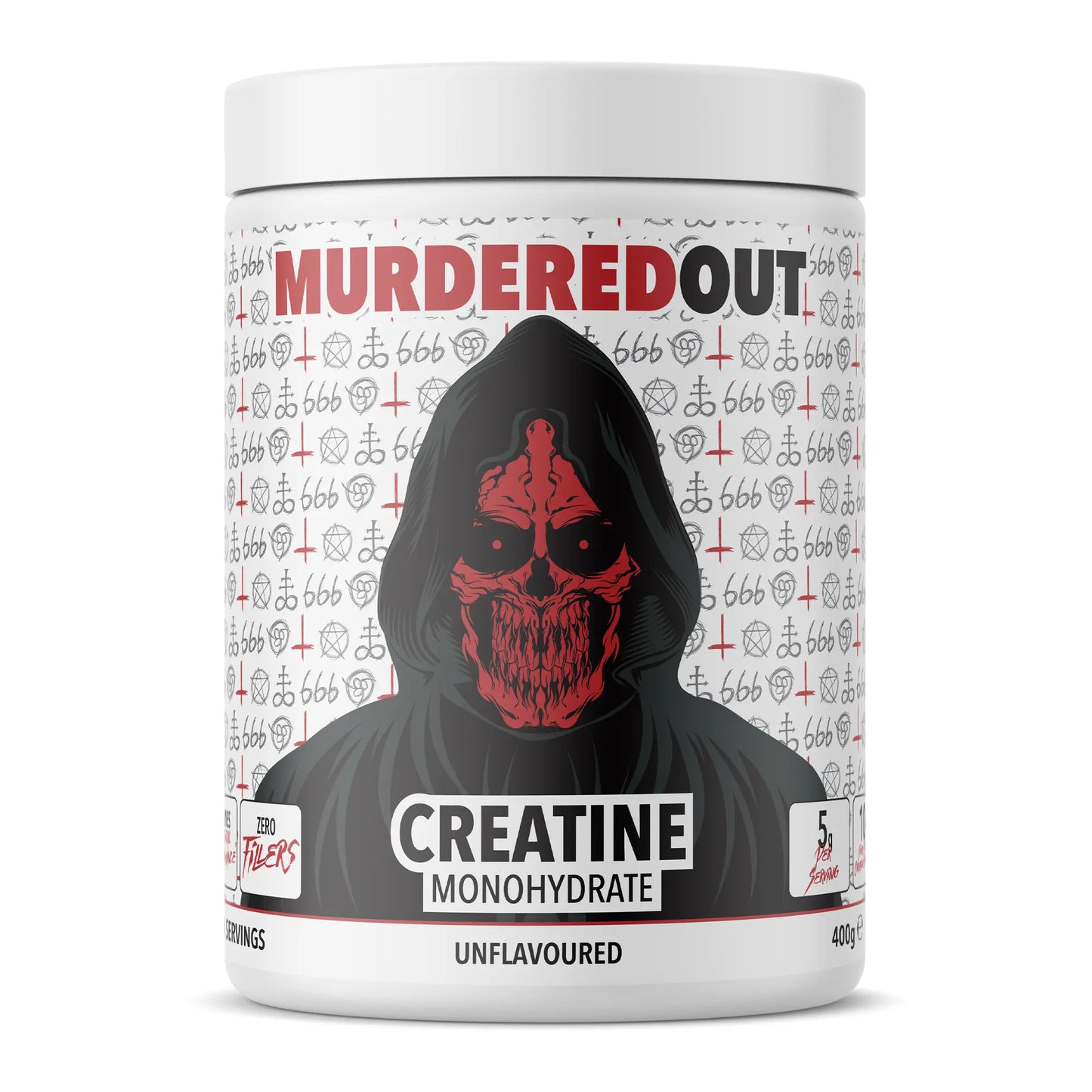 Murdered Out Micronised Creatine Monohydrate 400g