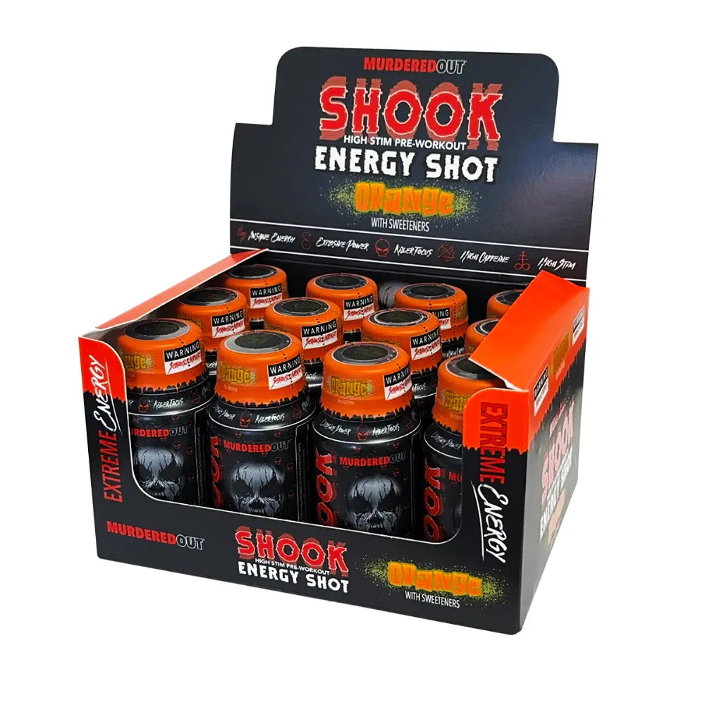 Murdered Out Shook Energy Shots 12 x 60ml