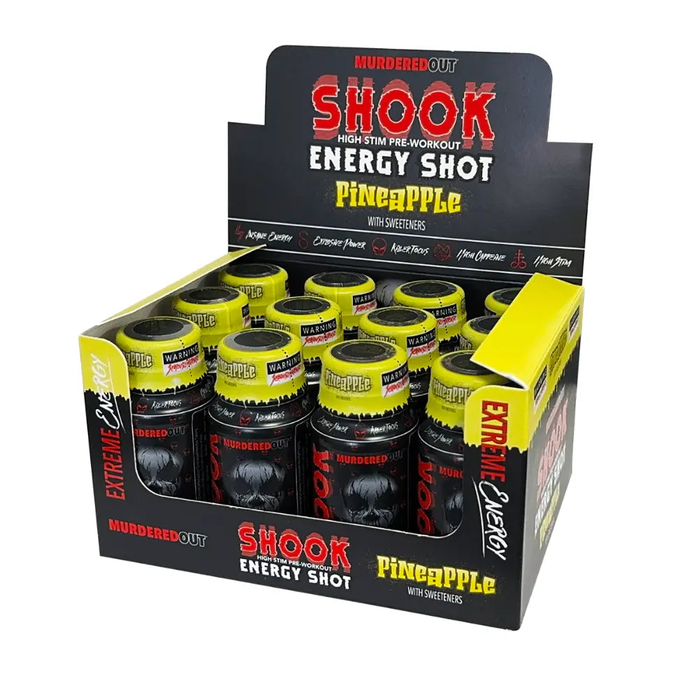 Murdered Out Shook Energy Shots 12 x 60ml