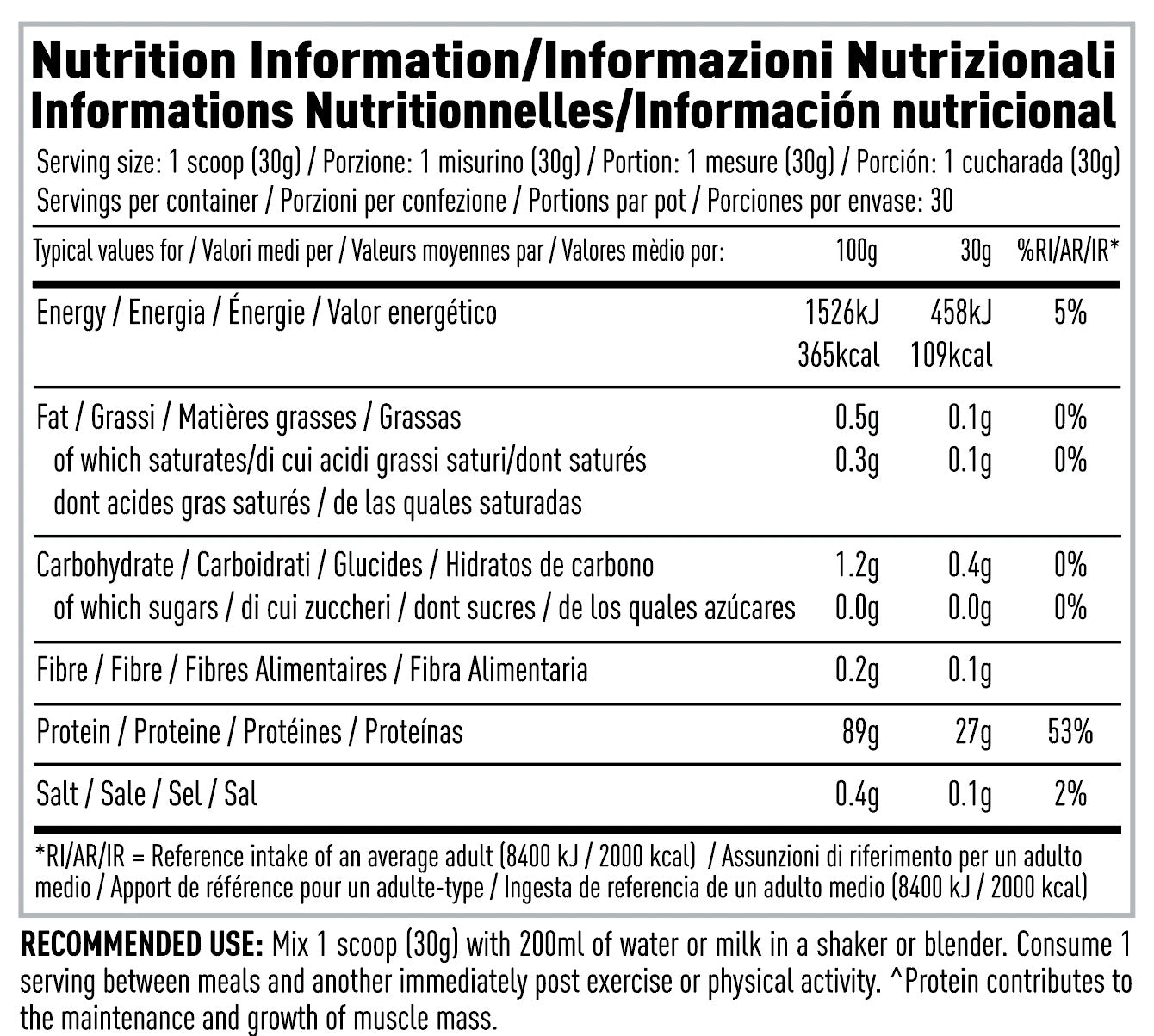 Per4m Isolate Zero 900g