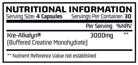 Chemical Warfare Kre-Alkalyn 120 Capsules